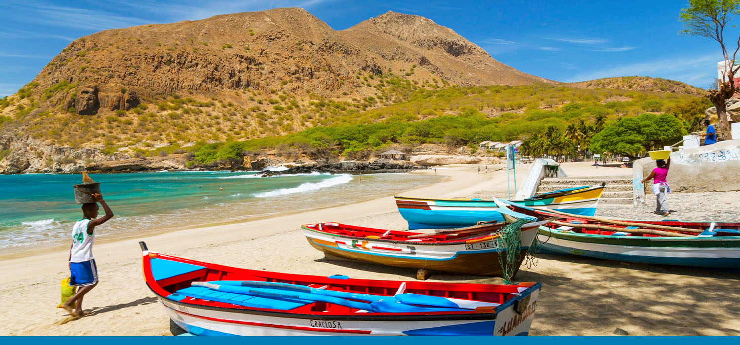 Imagem panorâmica de Cabo Verde