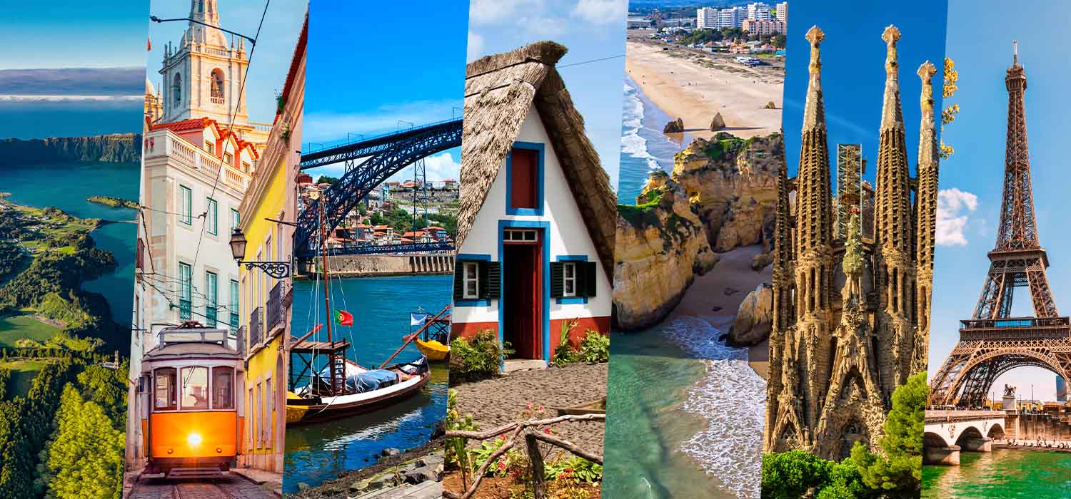 Azores, Lisbon, Porto, Madeira, Algarve, Barcelona or Paris