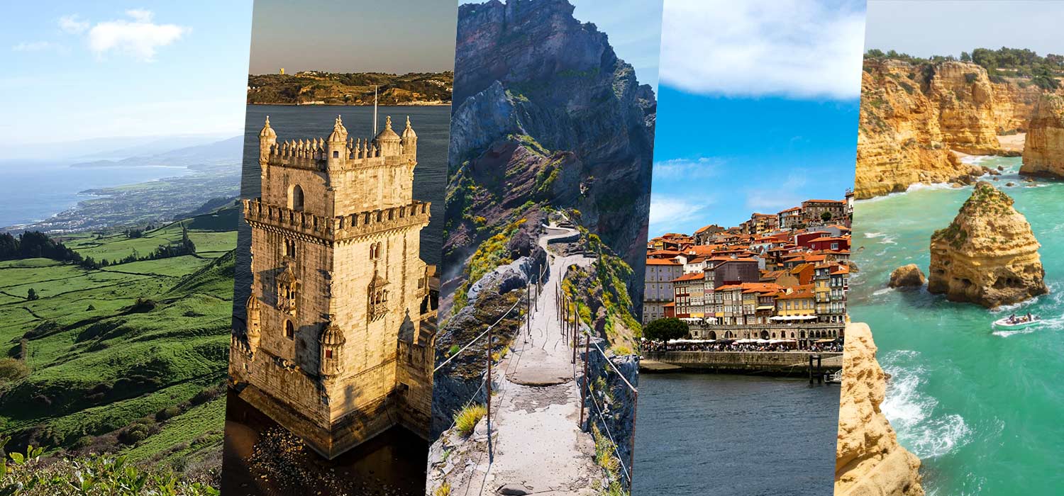 Açores, Lisboa, Madeira, Porto e Faro.