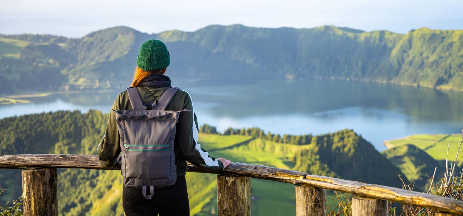 Miradouro com vista para as Sete Cidades