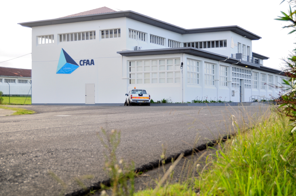 CFAA building, with the centre's logo on the façade