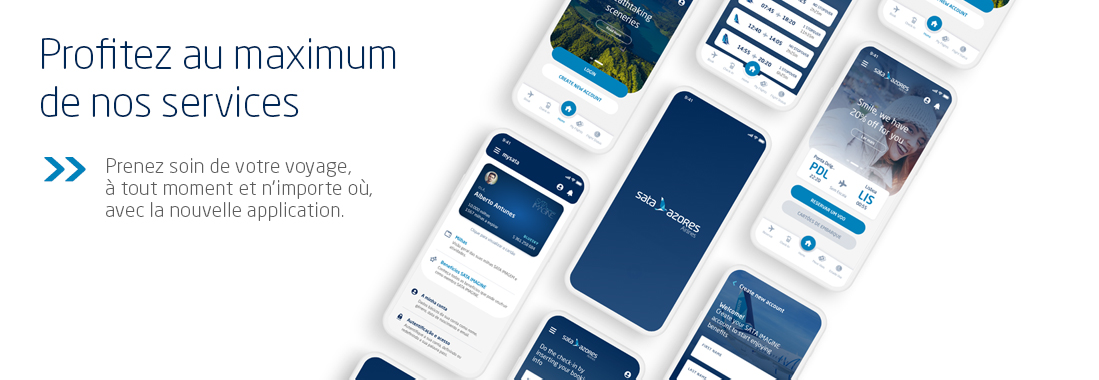 Profitez au maximum de nos services. Prenez soin de votre voyage, à tout moment et n'importe où, avec la nouvelle application.