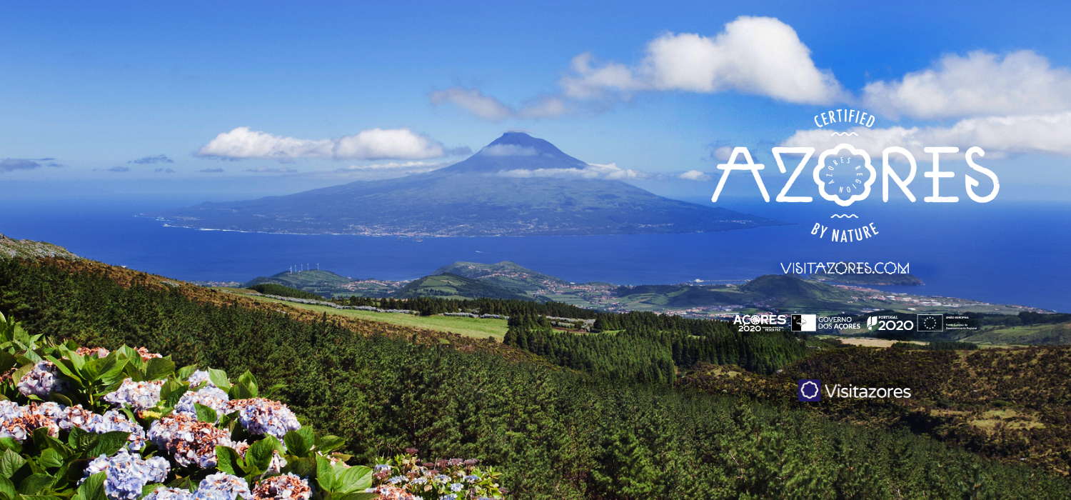 View to Pico Island from Faial Island