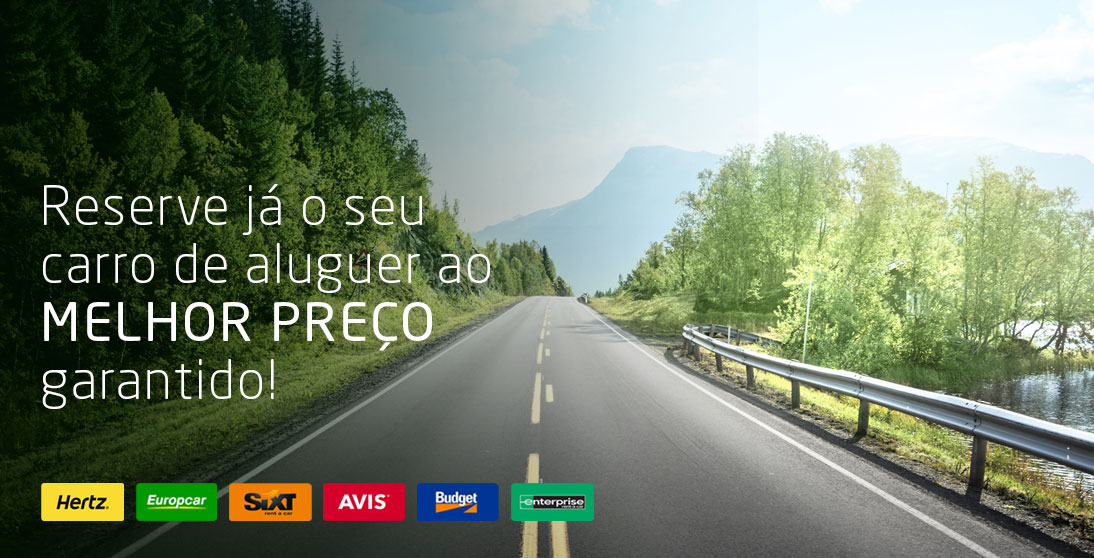 Reserve já o seu carro de aluguer ao melhor preço garantido!