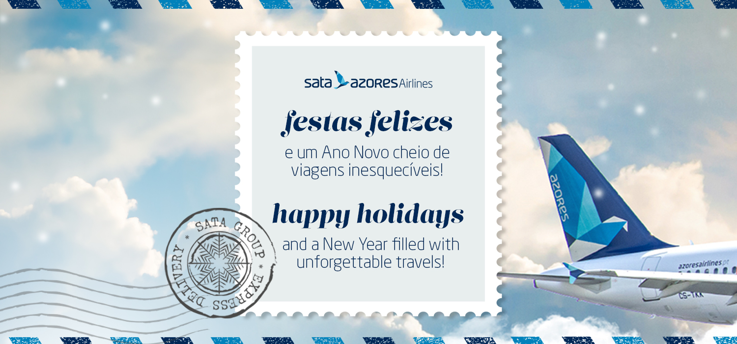 Azores Airlines. Happy Holidays and a New Year full of unforgettable trips!