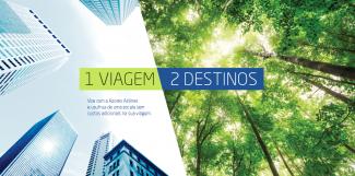 1 Viagem 2 Destinos. Voe com a Azores Airlines e usufrua de uma escala sem custos adicionais na sua viagem.